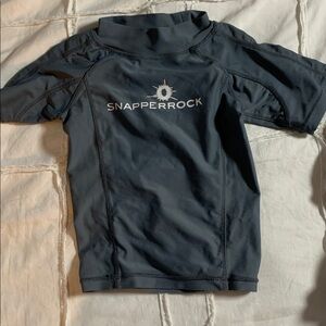 Snapper Rock Charcoal Short Sleeve Rash Guard